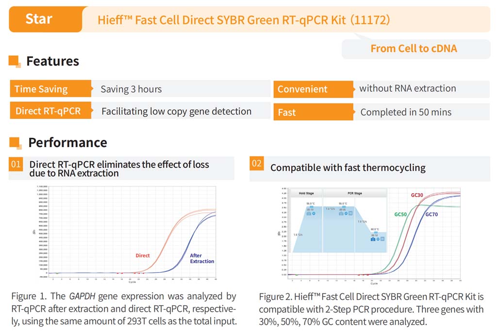 Hieff ™ Fast Cell Direct RT-QPCR Kit _11172es